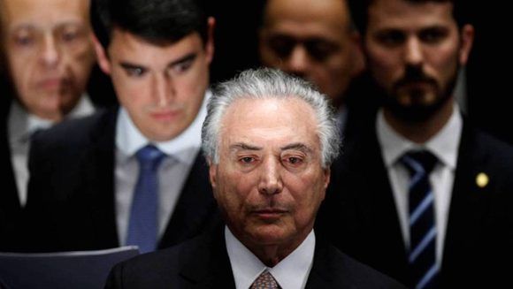 El presidente brasileño Michel Temer. Foto: Ueslei Marcelino/ Reuters.