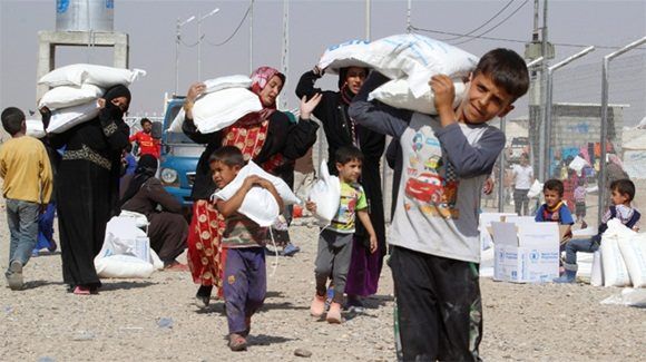 Combates en oeste de Mosul desplazan a 280 mil iraquíes, ONU.