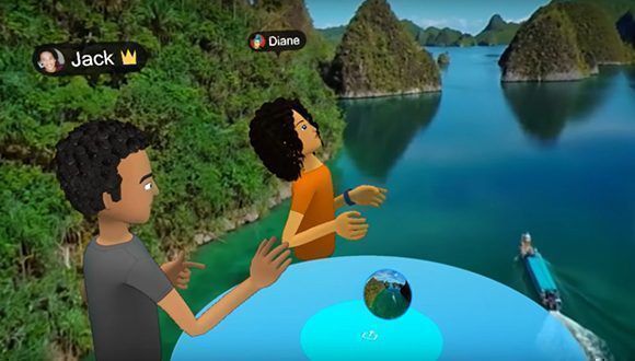 Facebook lanza la platoforma "Sapces" para ampliarse a la realidad virtual. Foto: Oculus/ Youtube. 