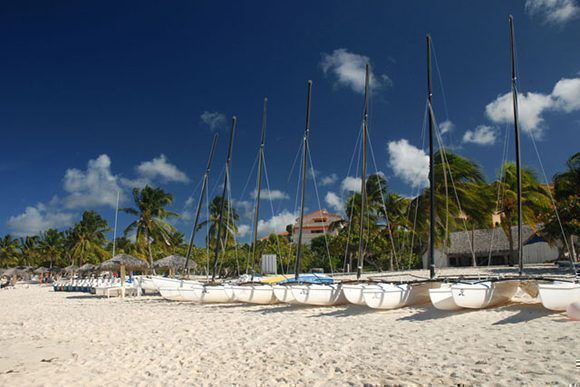 Fotografía de archivo de Playa Esmeralda, ubicada en el municipio de Banes, provincia de Holguín, Cuba. ACN FOTO/Juan Pablo CARRERAS