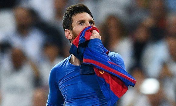 Lionel Messi alcanzó los 500 goles en el Santiago Bernabéu. Foto: David Ramos/ Getty Images. 