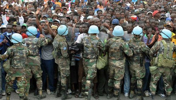 Las tropas de la ONU han sido cuestionadas en Haití por supuesta violaciones de los derechos humanos. Foto: Archivo.