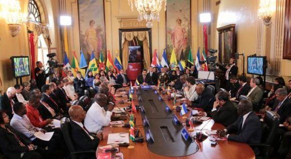 Cumbre del ALBA-TCP en Venezuela. Foto: Archivos.