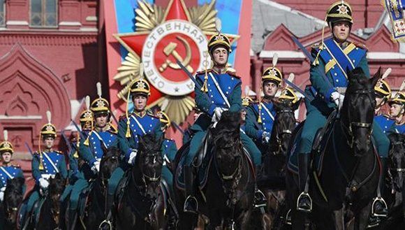 Con grandes desfiles militares, Rusia celebra la victoria sobre el fascismo. Foto: EFE. 