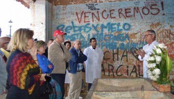Primer vicepresidente cubano, Miguel Díaz-Canel, visita Bolivia. Foto: Agencias.