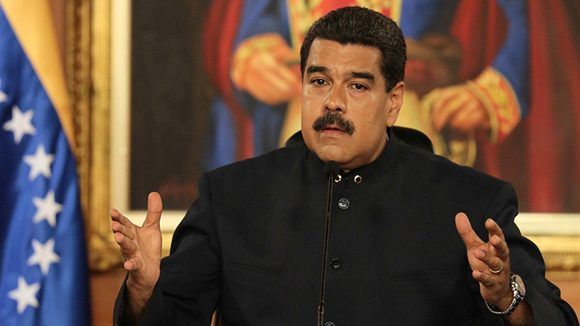 Venezuelan head of State Nicolas Maduro.