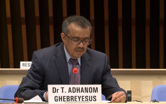 Dr. Tedros Adhanom Ghebreyesus, nuevo director general de la OMS. Foto: OMS.