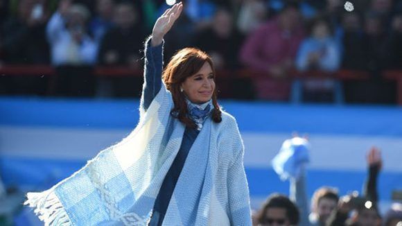 Cristina Fernández de Kirchner presentó su candidatura por la provincia de Buenos Aires para las elecciones del Senado. Foto: Página 12.