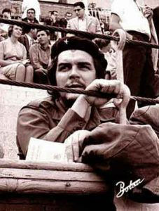 El Che en una plaza de toros.