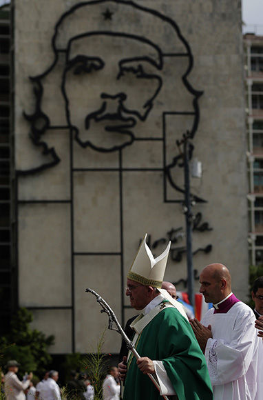 El Papa Francisco en la Plaza dela Revolucion. Foto: Ismael Francisco/Cubadebate.