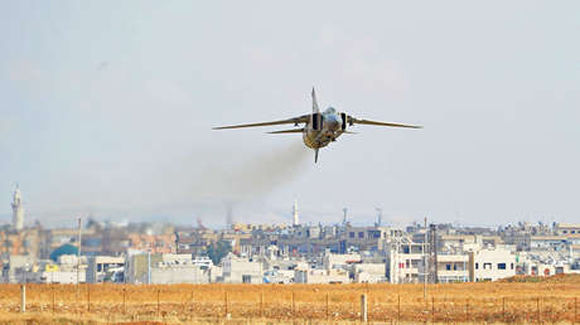 Un caza MiG-23 de la Fuerza Aérea de Siria. Foto: Sputnik.