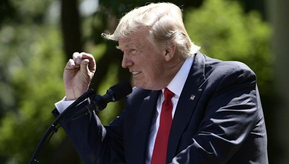 Trump cree que el cambio climático es un "invento chino". Foto: AFP.