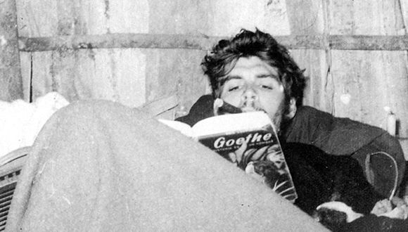 El Che, un lector interminable. Foto: Archivo.