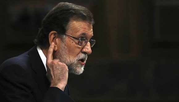 El presidente del gobierno español, Mariano Rajoy. Foto: Archivo.