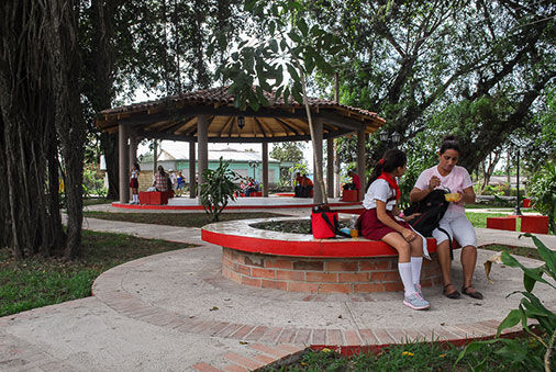 El Parque de Montequín, en las afueras de la ciudad capital. Foto: Guerrillero