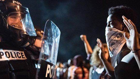 Protestas contra el racismo policial en Estados Unidos. Foto: Getty images. 