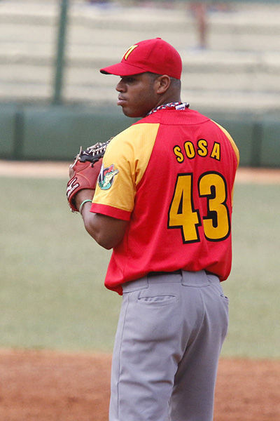 Adrián Sosa cargó con el revés. Foto: Federación Cubana de Béisbol.