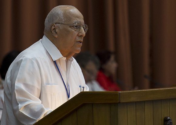Ricardo Cabrisas, ministro de Economía y Planificación. Foto: Irene Pérez/ Cubadebate.