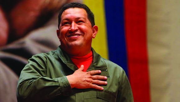They pay tribute to Hugo Chavez in Peru 
