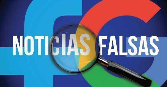 De acuerdo con la asociación, la relación entre Google y Facebook ha propiciado la divulgación masiva de noticias falsas. Foto tomada de inmediaciones.org.