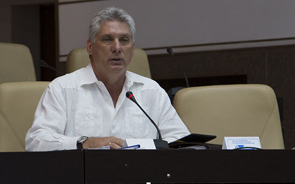 Diputado Miguel Díaz-Canel, miembro del Buró Político y primer vicepresidente de los Consejos de Estado y de Ministros de Cuba. Foto: Irene Pérez/ Cubadebate.