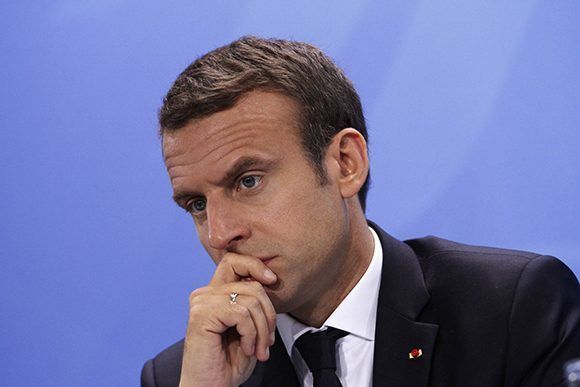 La satisfacción de los franceses con el gobierno de Macron ha caído en picada en sus primeros 10 días como presidente. Foto: Getty Images.