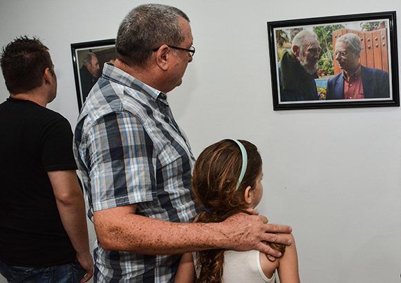 Inauguración de la exposición fotográfica Fidel Retrato Íntimo, de Alex Castro. Foto: Marcelino Vázquez/ ACN.