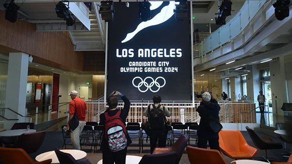 Los Ángeles será la sede de los Juegos Olímpicos de 2028. A falta de confirmación oficial, París acogerá la edición de 2024. Foto: AFP.