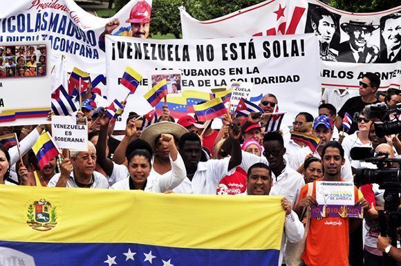 Act of revolutionary reaffirmation with Venezuela.