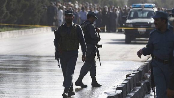 La policía afgana. Foto: @portalmvd.