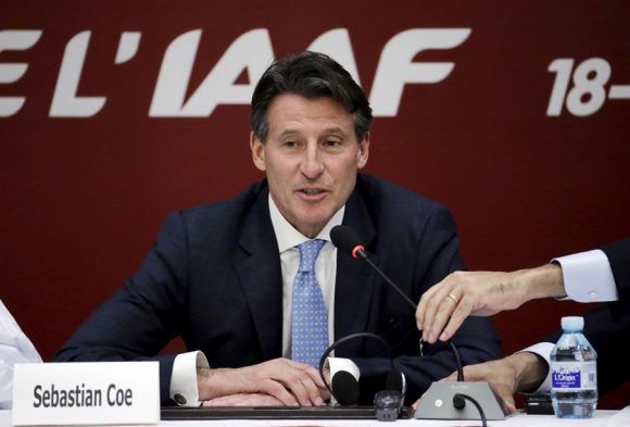 Sebastian Coe, presidente de la IAAF. Foto tomada de Thanh Nien News (Archivo).