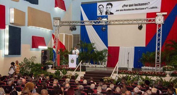 Acto político cultural por los sesenta años del asesinato de los Hermanos Saíz, en San Juan y Martínez, Pinar del Río, Cuba, el 13 de agosto de 2017. Foto: Rafael Fernández/ ACN.