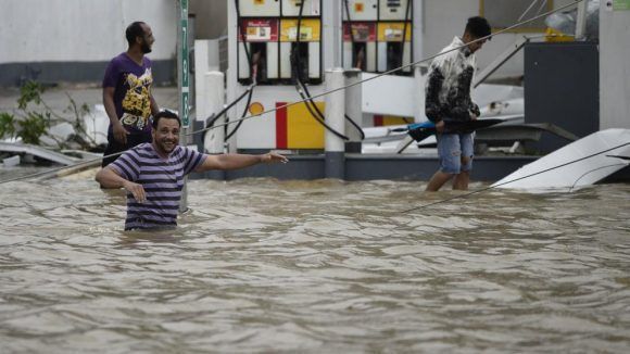 El huracán María ha dejado graves inundaciones a su paso por Puerto Rico Foto:Carlos Giusti / AP