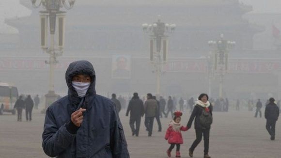 La alta contaminación impacta de forma negativa en la salud de los habitantes. Foto: Agencias.