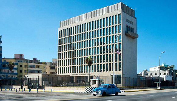 Embajada de Estados Unidos en Cuba. Foto: @CubaMINREX / Twitter