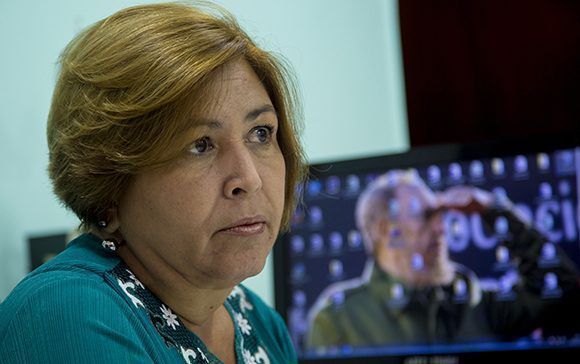 Gisela María Duarte Vázquez, presidenta de la Comisión de Candidaturas Nacional. Foto: Ismael Francisco/ Cubadebate.