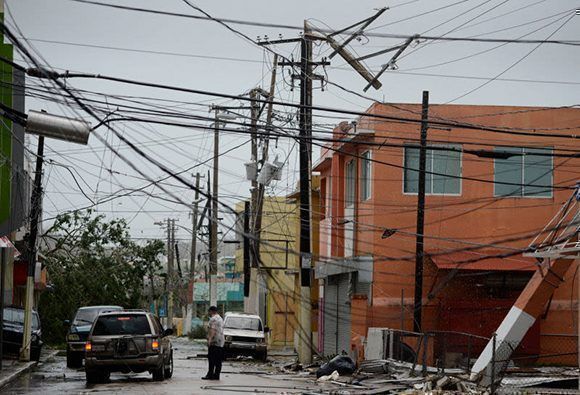 Apocalipsis en Puerto Rico. Foto: AP.