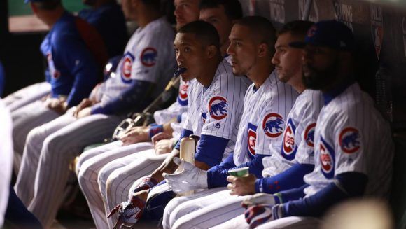 Rostros de decepción en los monarcas de Chicago Cubs. Foto: Chicago Tribune.