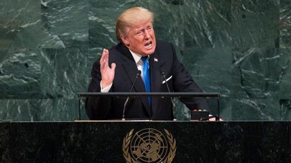 Donald Trump, quien ha sido muy crítico de toda la Organización de Naciones Unidas, está siguiendo los pasos de Reagan. Foto: AFP.