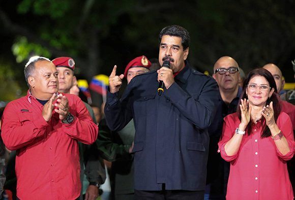Nicolás Maduro habla tras la contundente victoria de su partido en las elecciones regionales en Venezuela. Foto: Reuters.
