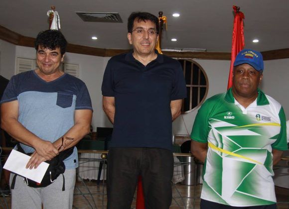 A la izquierda, el cubano Pedro Rodríguez obtuvo el segundo puesto.