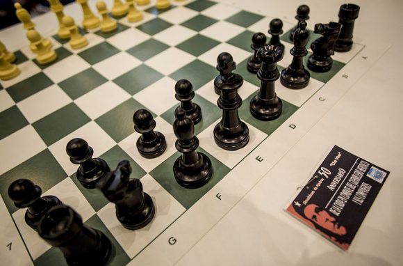 Simultanea de ajedrez en homenaje al Che, Hotel Habana Libre. Foto: Ismael Francisco.