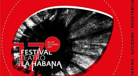 Cartel del Festival de Teatro de la Habana 2017. 