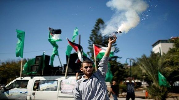 Militante del grupo Hamás. Foto: Reuters.