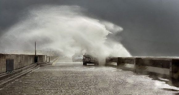Inundaciones en Irlanda, al norte de Europa, debido a las influencias de Ofelia. Foto: Irish Times.