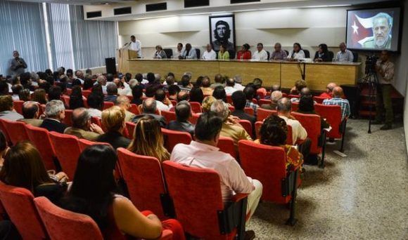 Acto de entrega del Premio Anual de Salud 2017, en la sede del ministerio de Salud Pública de Cuba. Foto: Marcelino Vázquez/ ACN.