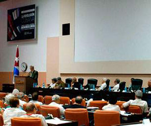 Segundo Simposio Internacional La Revolución Cubana en el Palacio de las Convenciones. Foto: Yasser Llerena/ Bohemia.
