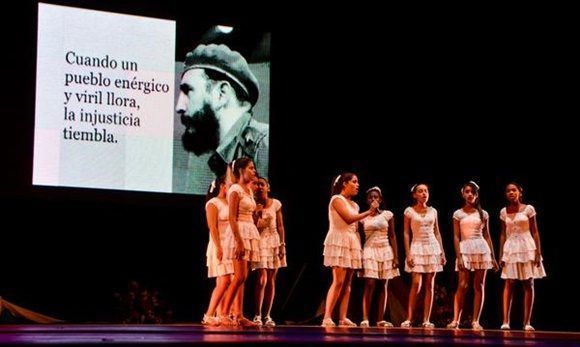 Gala de apertura de la VII Convención Internacional de Actividad Física y Deportes AFIDE 2017, en la Sala Avellaneda del Teatro Nacional, en La Habana, el 20 de noviembre de 2017. ACN FOTO/Marcelino VAZQUEZ HERNANDEZ