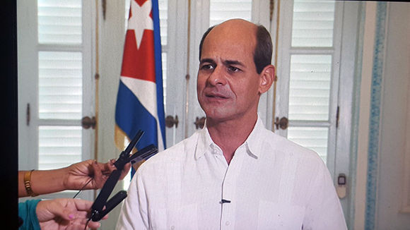 The Cuban Vice-Minister of Foreign Affairs, Rogelio Sierra Diaz.