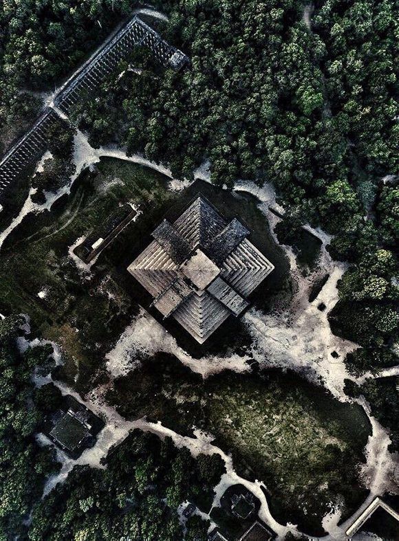 Vista aérea de Chichén Itzá. Foto: @mikeenoveloo / Twitter